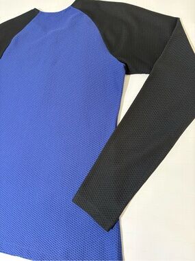 Lauren Ralph Lauren Athletic Royal Blue and Black Zip Top